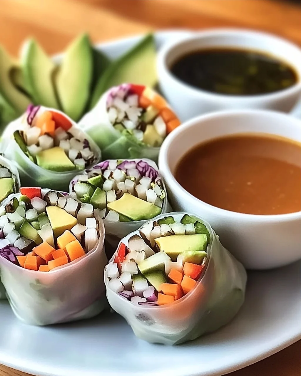 Avocado Shiitake Frühlingsrollen leicht gemacht