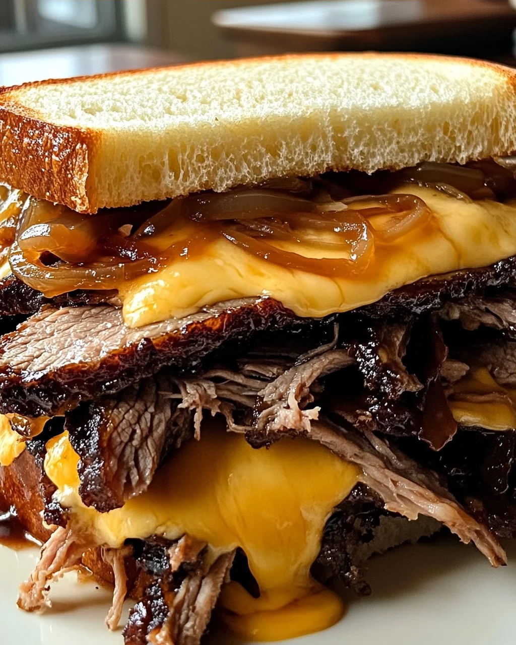 BBQ Brisket Schmelzen - Herzhaft und Satisfying