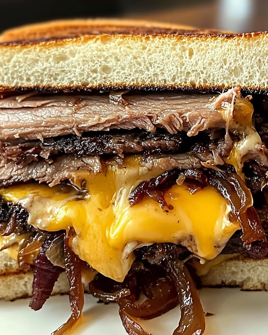BBQ Brisket Schmelzen - Herzhaft und Satisfying
