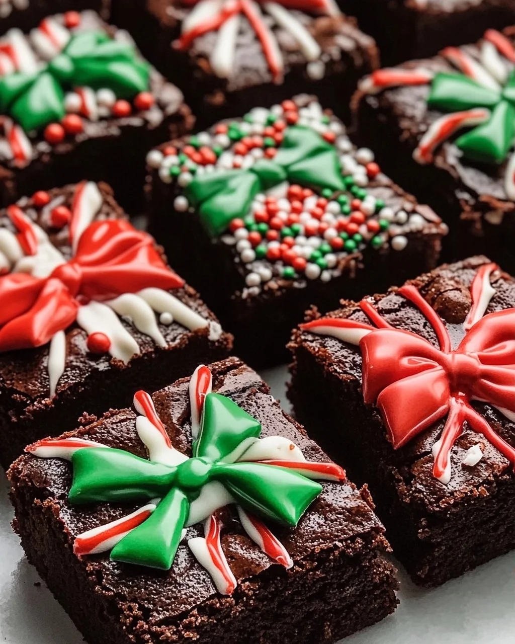 Christmas Present Brownies