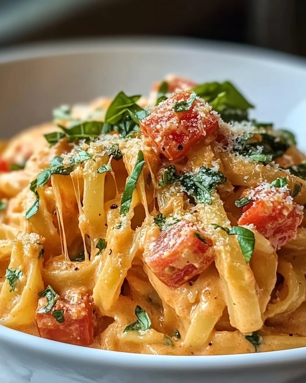Cremige Tomaten-Knoblauch-Pasta – Einfach und lecker!