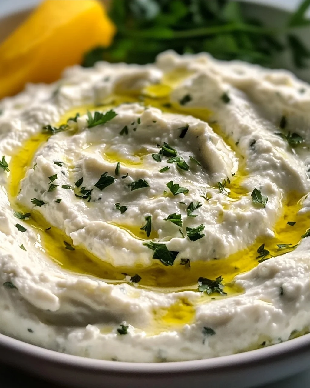Cremiger Feta Dip mit Knoblauch & Joghurt – Dein Genuss!