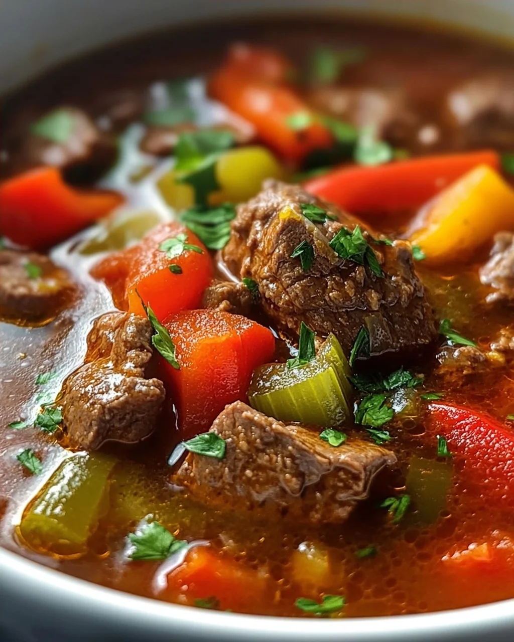 Deftige Low Carb Gulaschsuppe ohne Kartoffeln – Schnell & Lecker