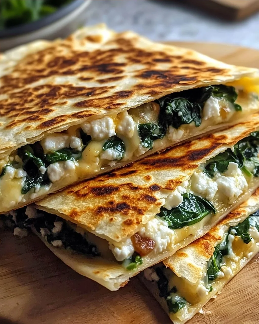 Delicious Spinach Feta Quesadillas – Easy Recipe to Try!