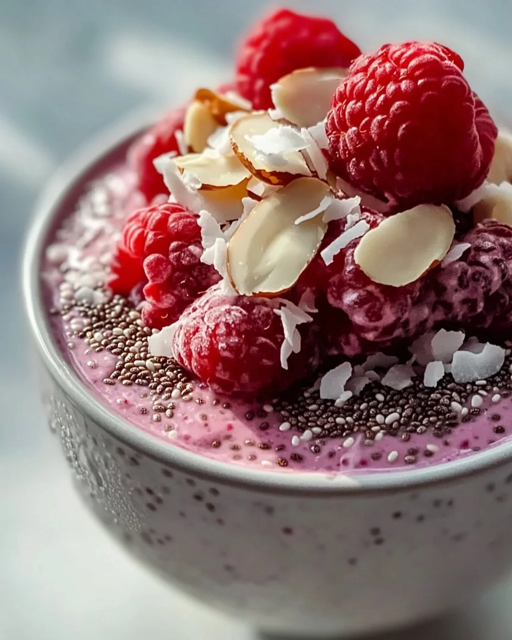 Easy Raspberry Chia Pudding: Naturally Sweet & Creamy!