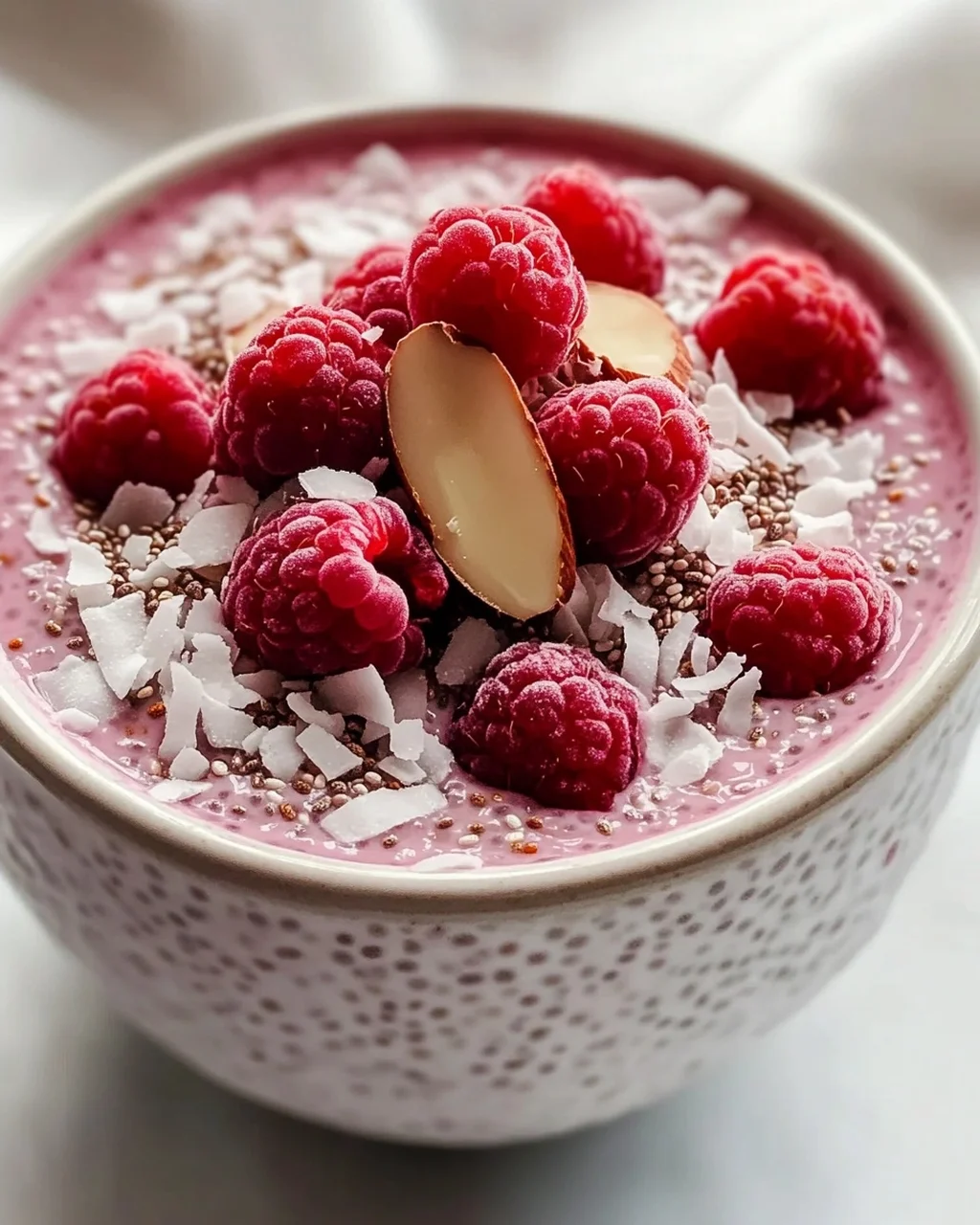 Easy Raspberry Chia Pudding: Naturally Sweet & Creamy!