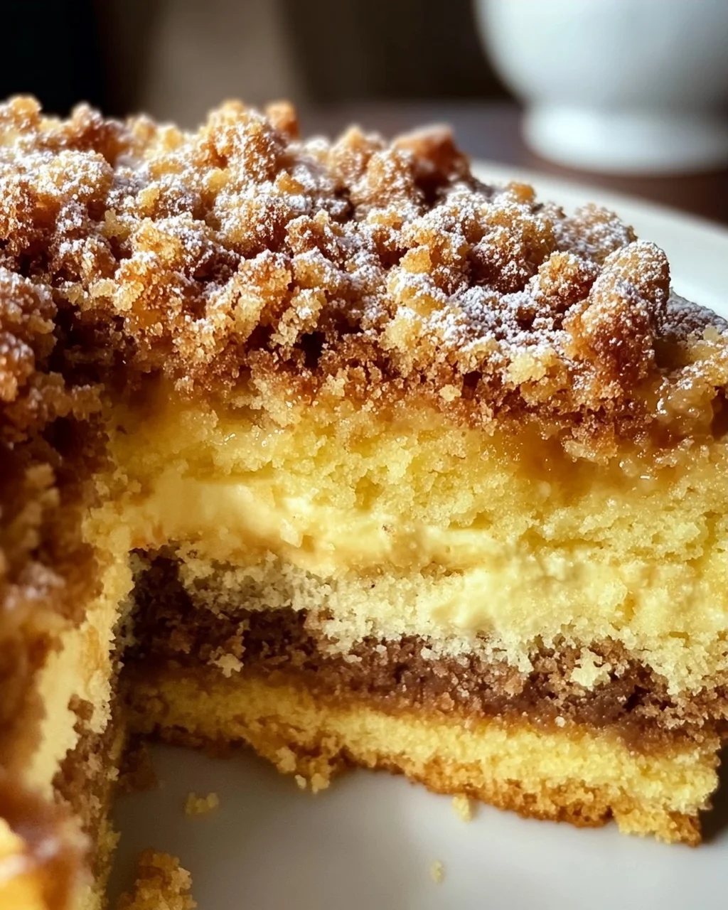 Eierlikör-Kuchen mit Knusperstreuseln
