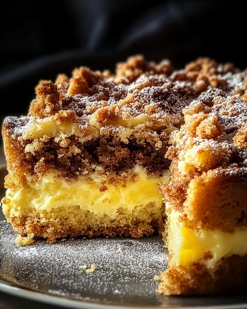 Eierlikör-Kuchen mit Knusperstreuseln