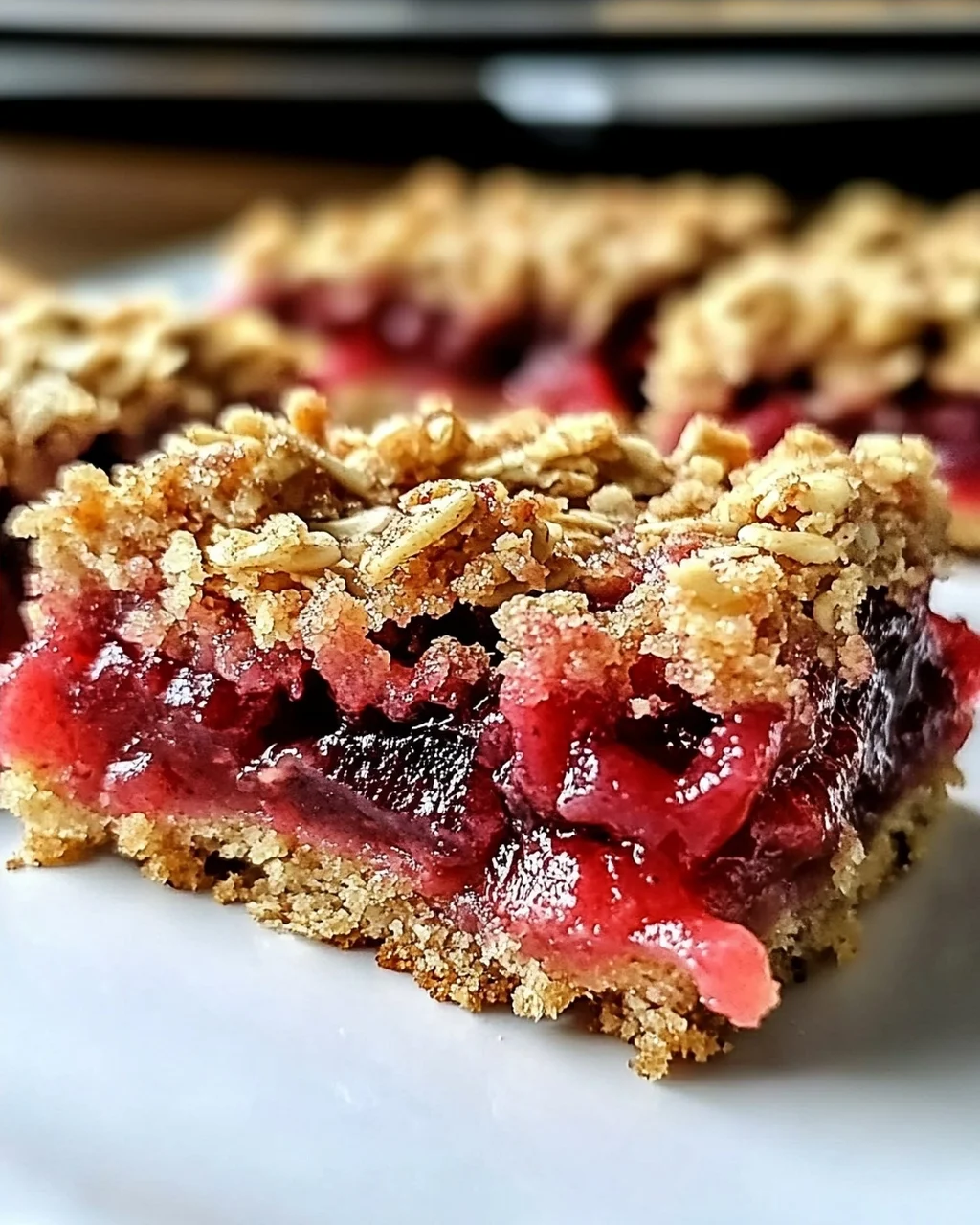 Erdbeere Rhabarber Krümelriegel für den perfekten Genuss