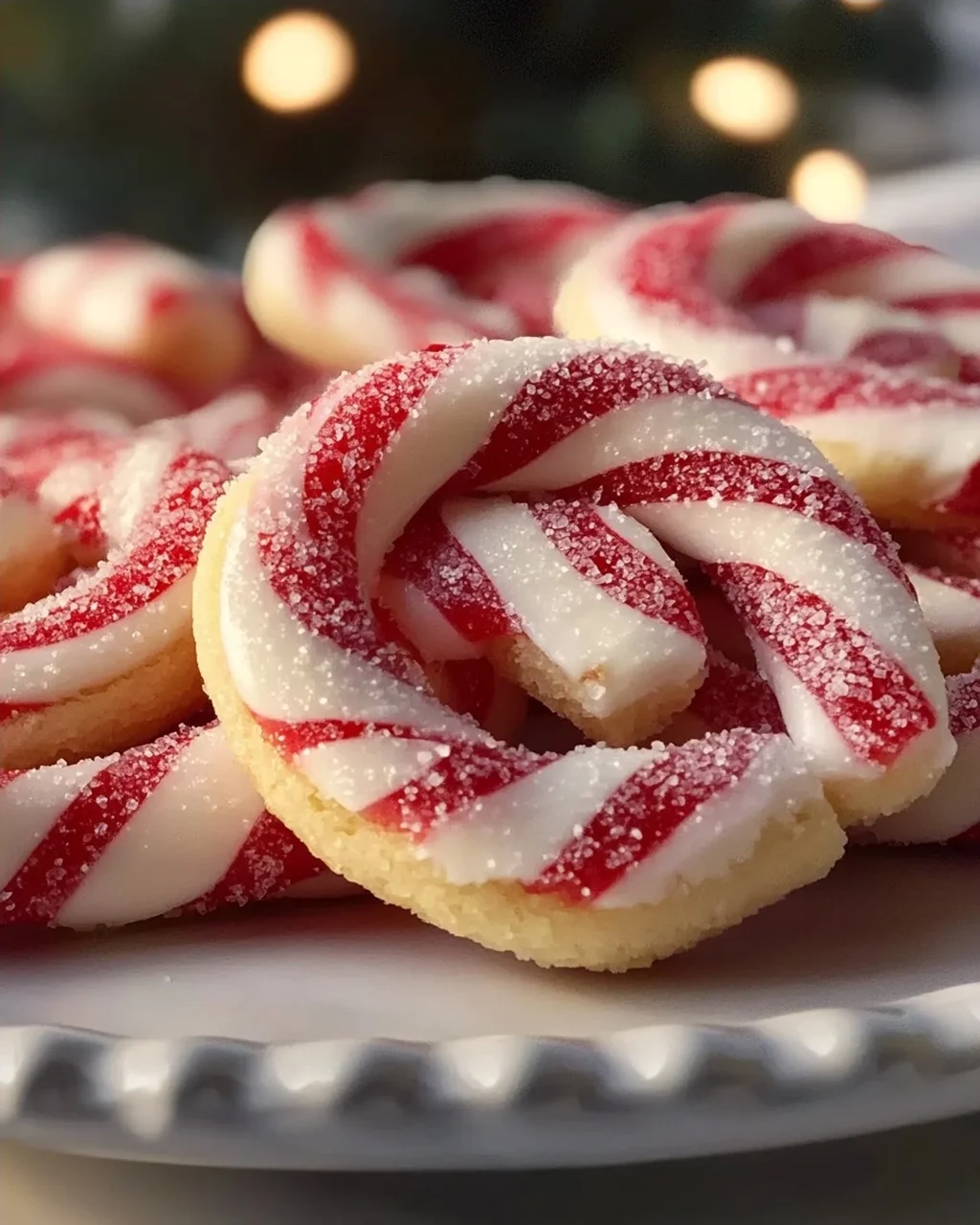 Festliche Zuckerstangen Kekse – Unwiderstehlich Zart & Süß!