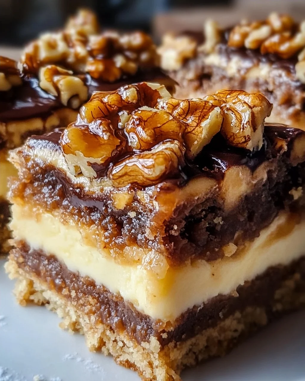 Friss-dich-dumm-Kuchen mit Walnüssen