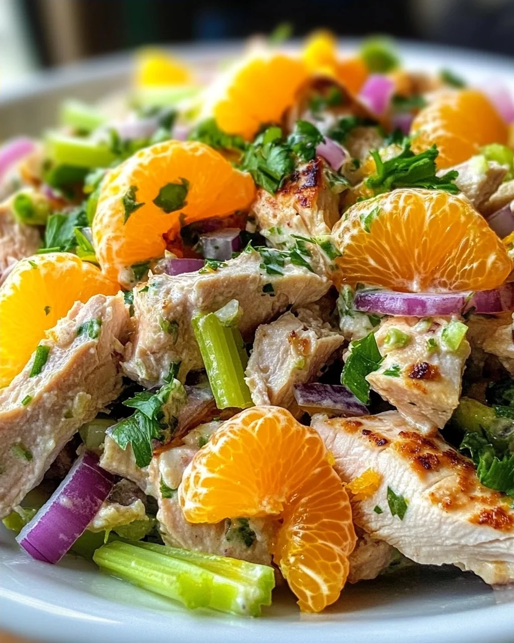 Geflügelsalat mit Mandarinen