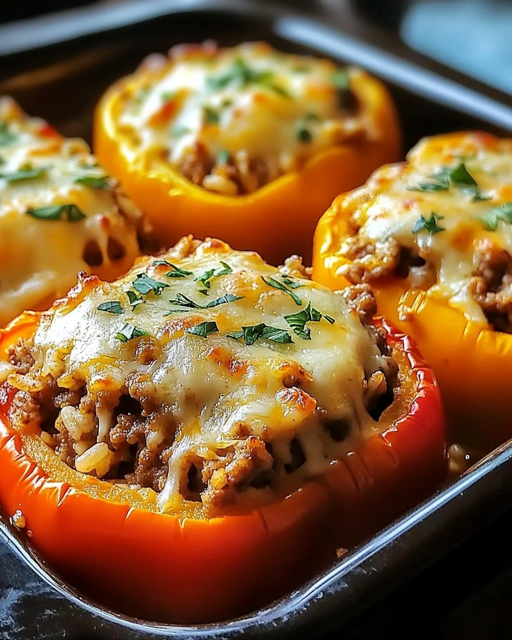 Gefüllter Paprika Auflauf für jeden Tag