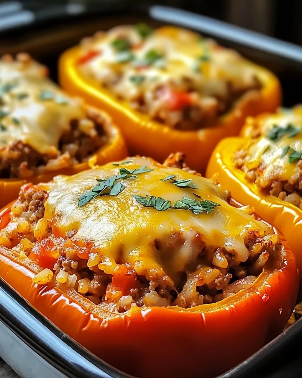Gefüllter Paprika Auflauf für jeden Tag