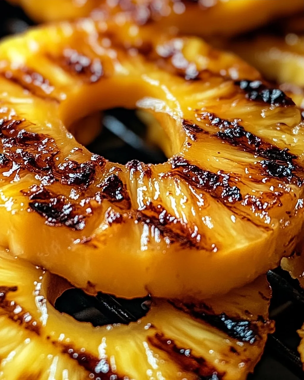 Gegrillte Ananas mit Honig & Zimt