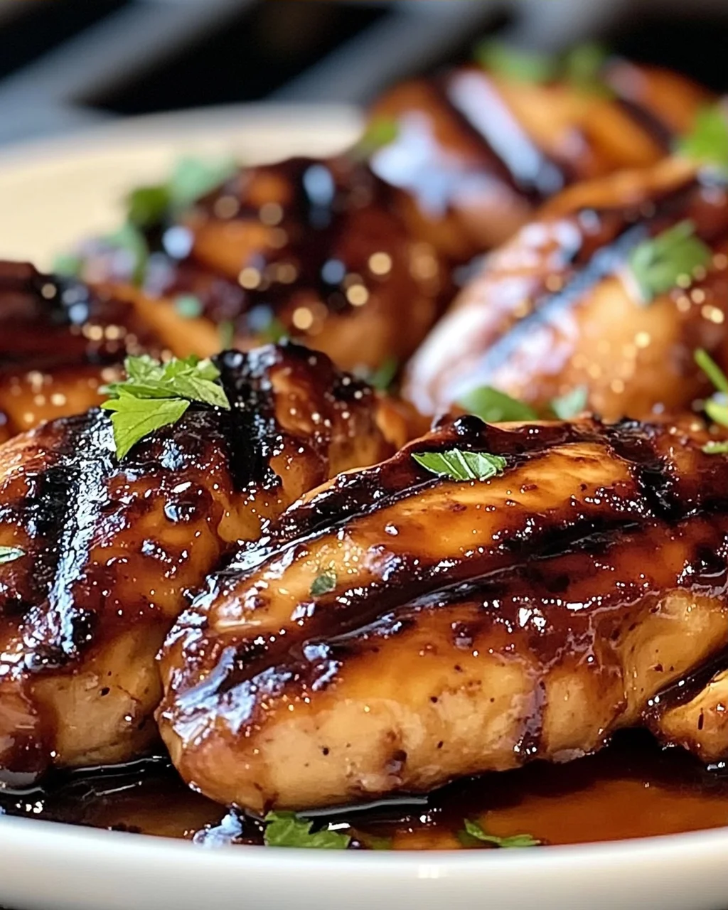 Gegrilltes Hähnchen mit Klebriger Marinade