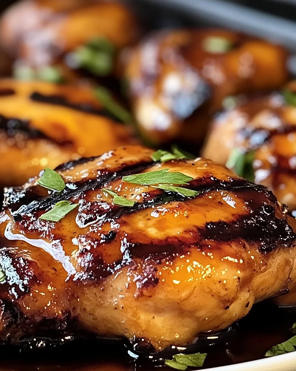 Gegrilltes Hähnchen mit Klebriger Marinade