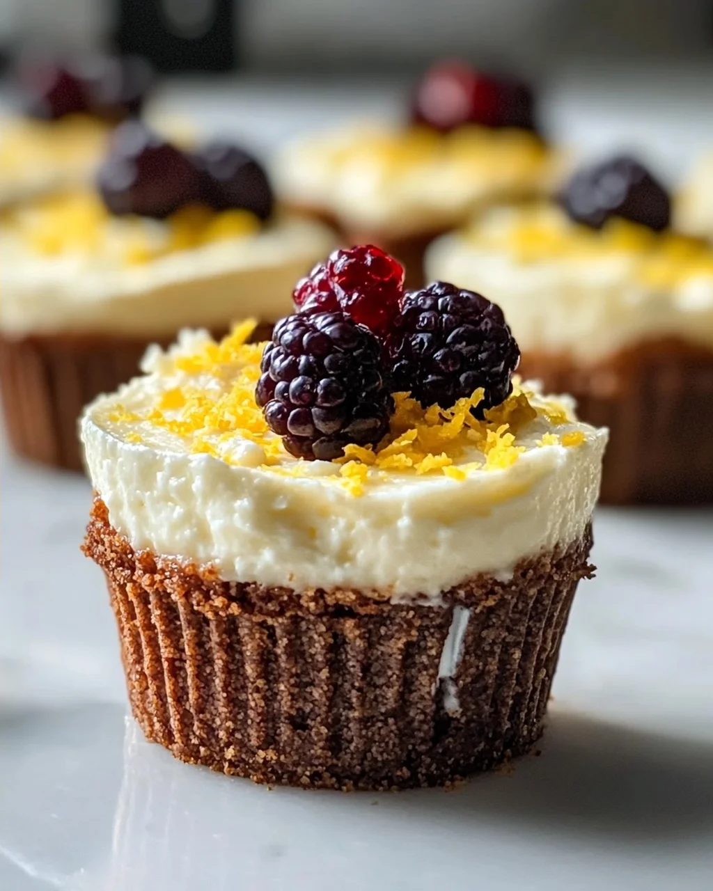 Gesunde Cottage Cheese Cheesecake Cups schnell gemacht