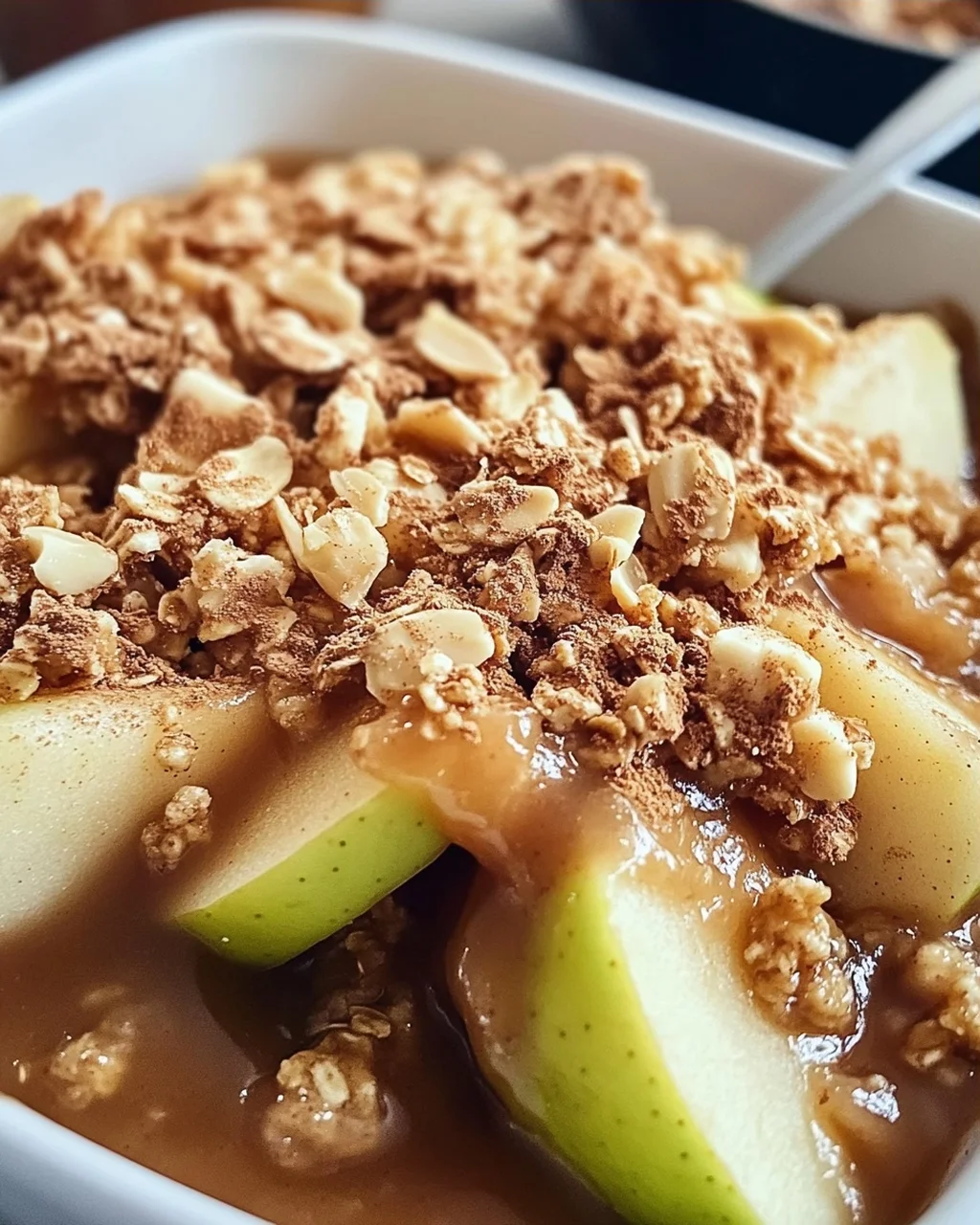 Gesunde Hochprotein-Apfel-Crisp für jeden Tag