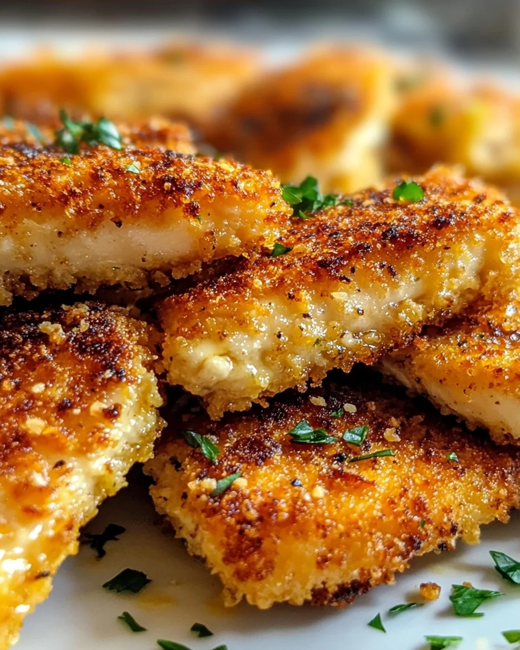 Goldbraun & Knusprig: Parmesan Hähnchen aus dem Ofen