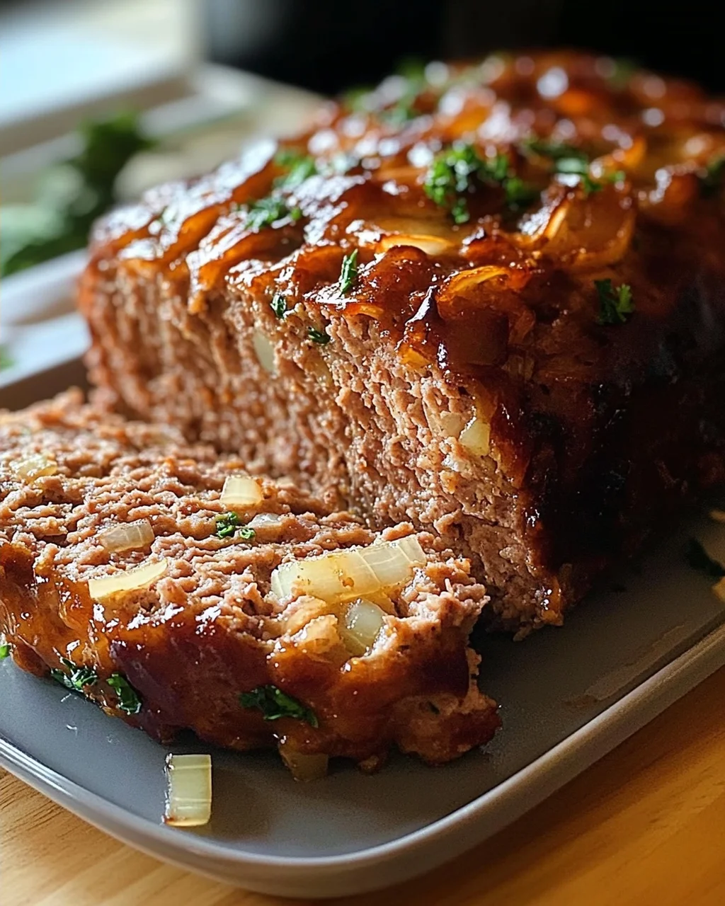 Hackbraten aus dem Backofen