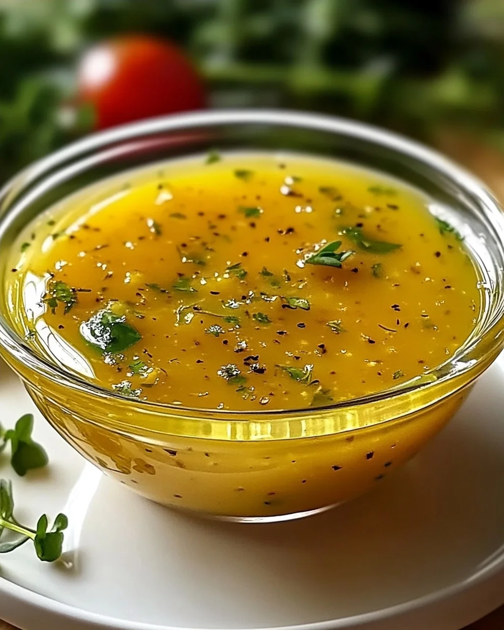 Honig-Senf-Zitronen-Vinaigrette für Salate
