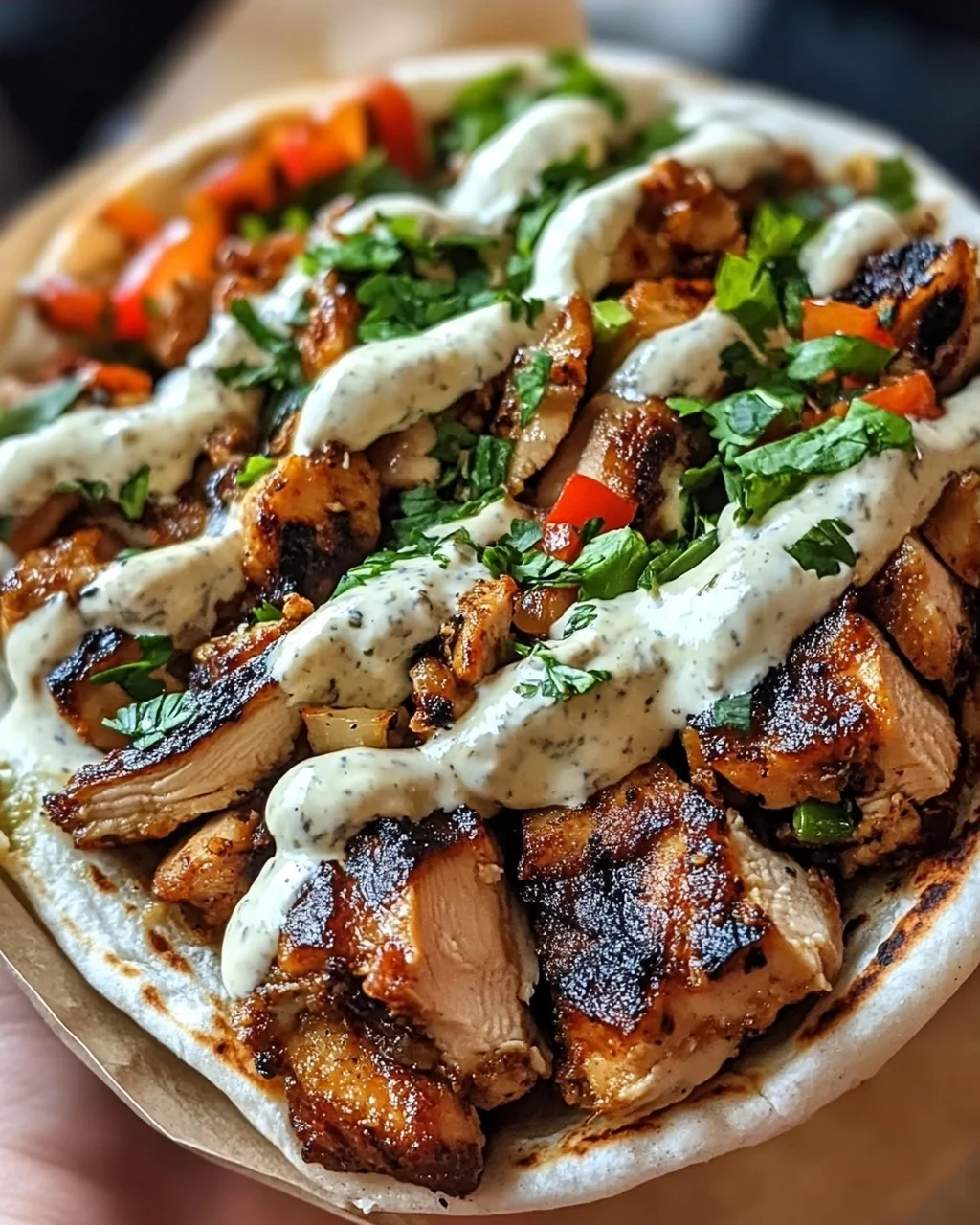 Hühnchen Shawarma mit Knoblauchsauce ganz leicht machen