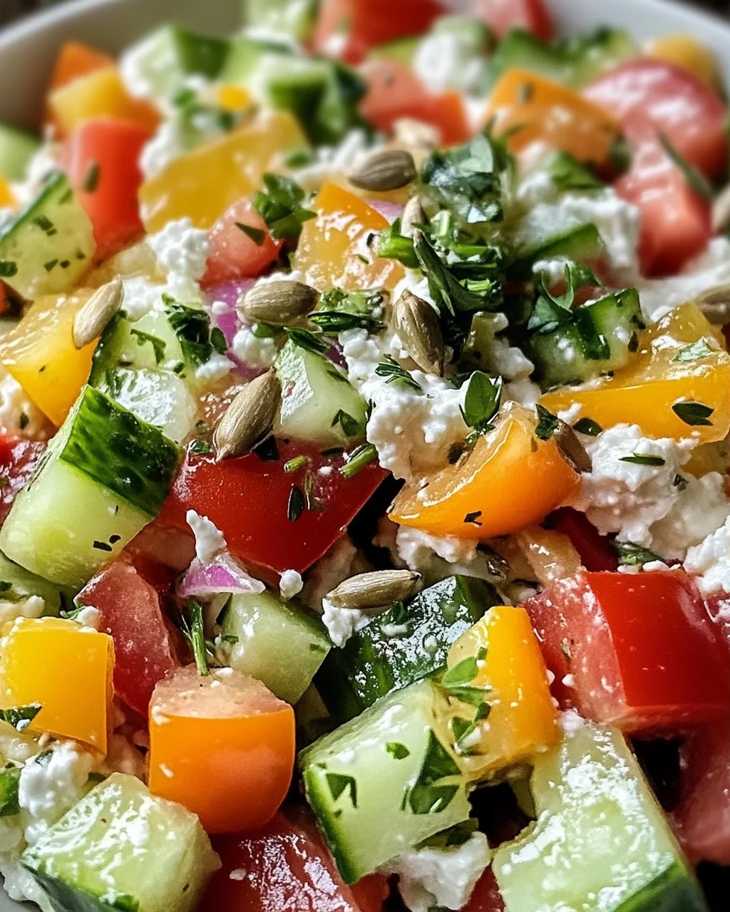 Hüttenkäse-Salat