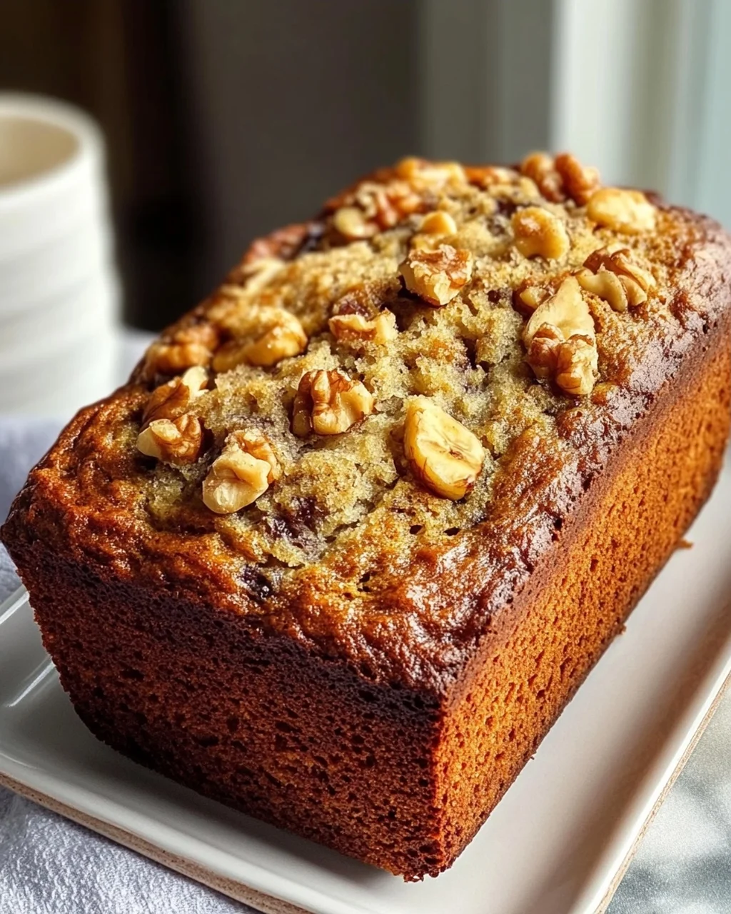 Joghurt-Bananenbrot mit Walnuss-Crunch – Lecker und Saftig!