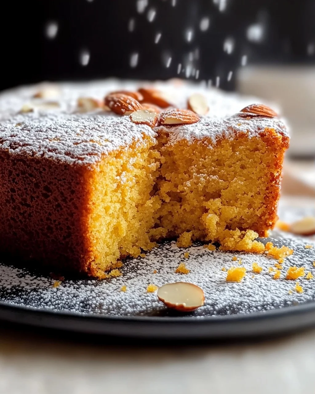 Juicy Pumpkin Almond Cake