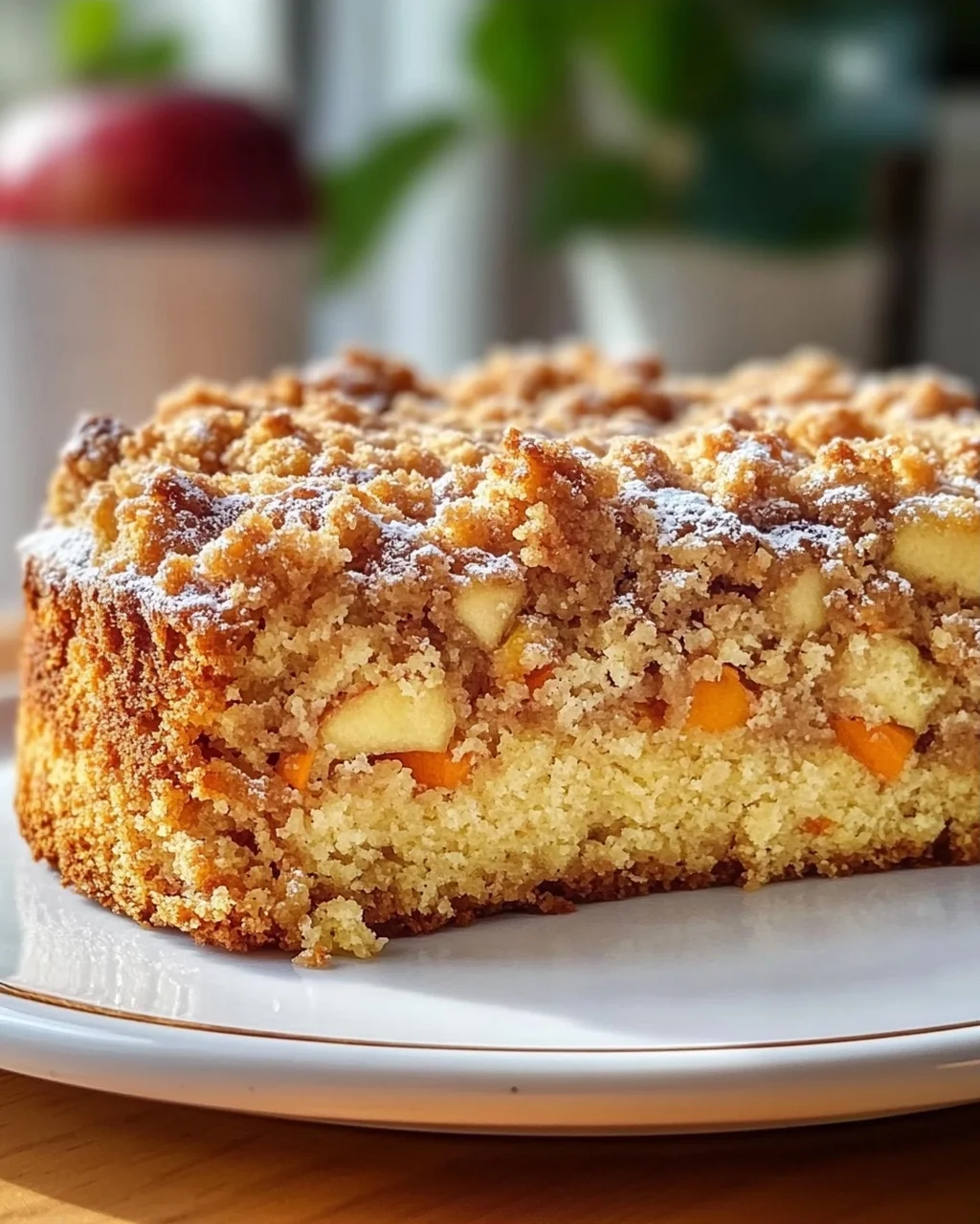 Karotten Apfel Kuchen mit Streuseln – Lecker und einfach!