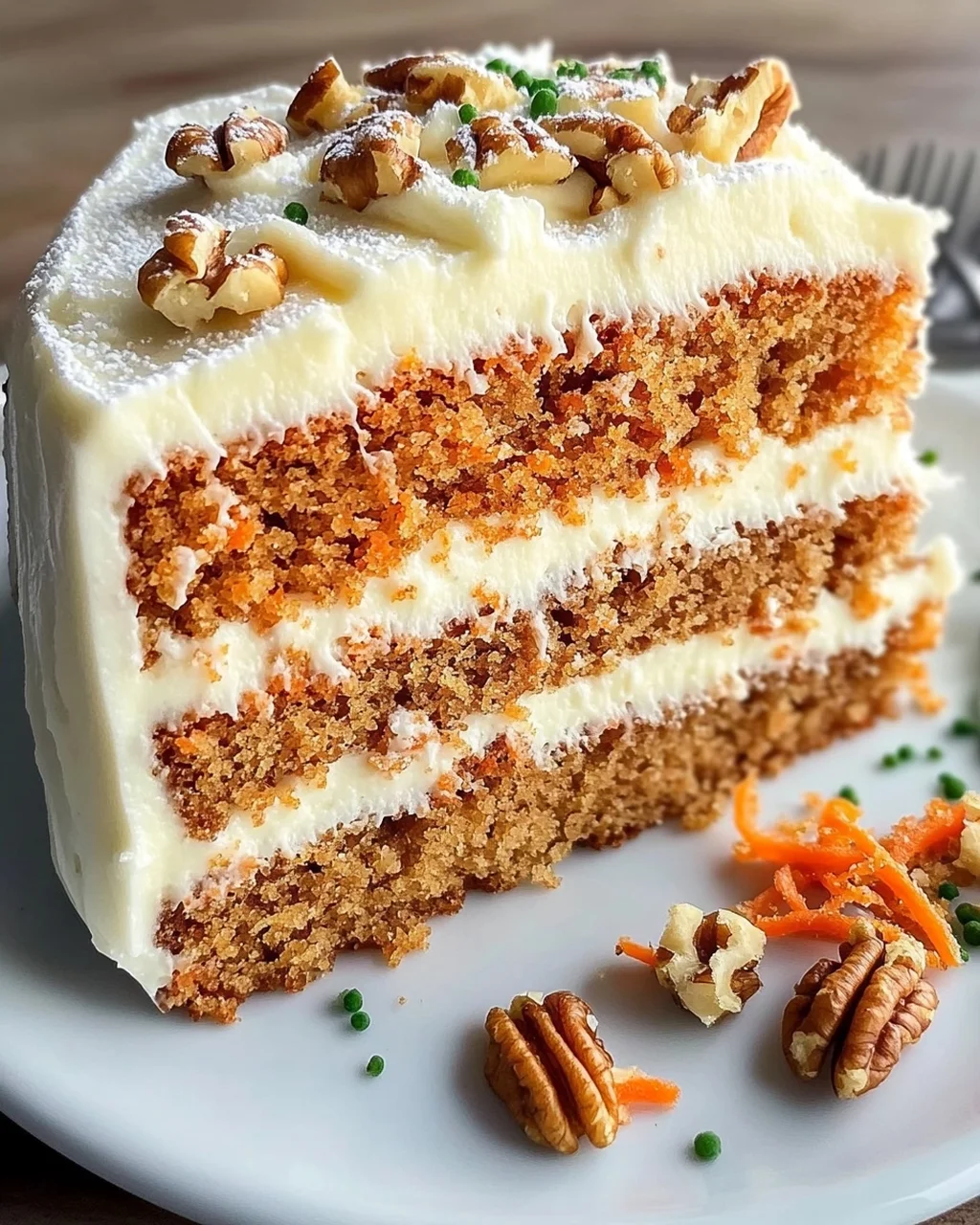 Karottenkuchen mit Frischkäse-Frosting