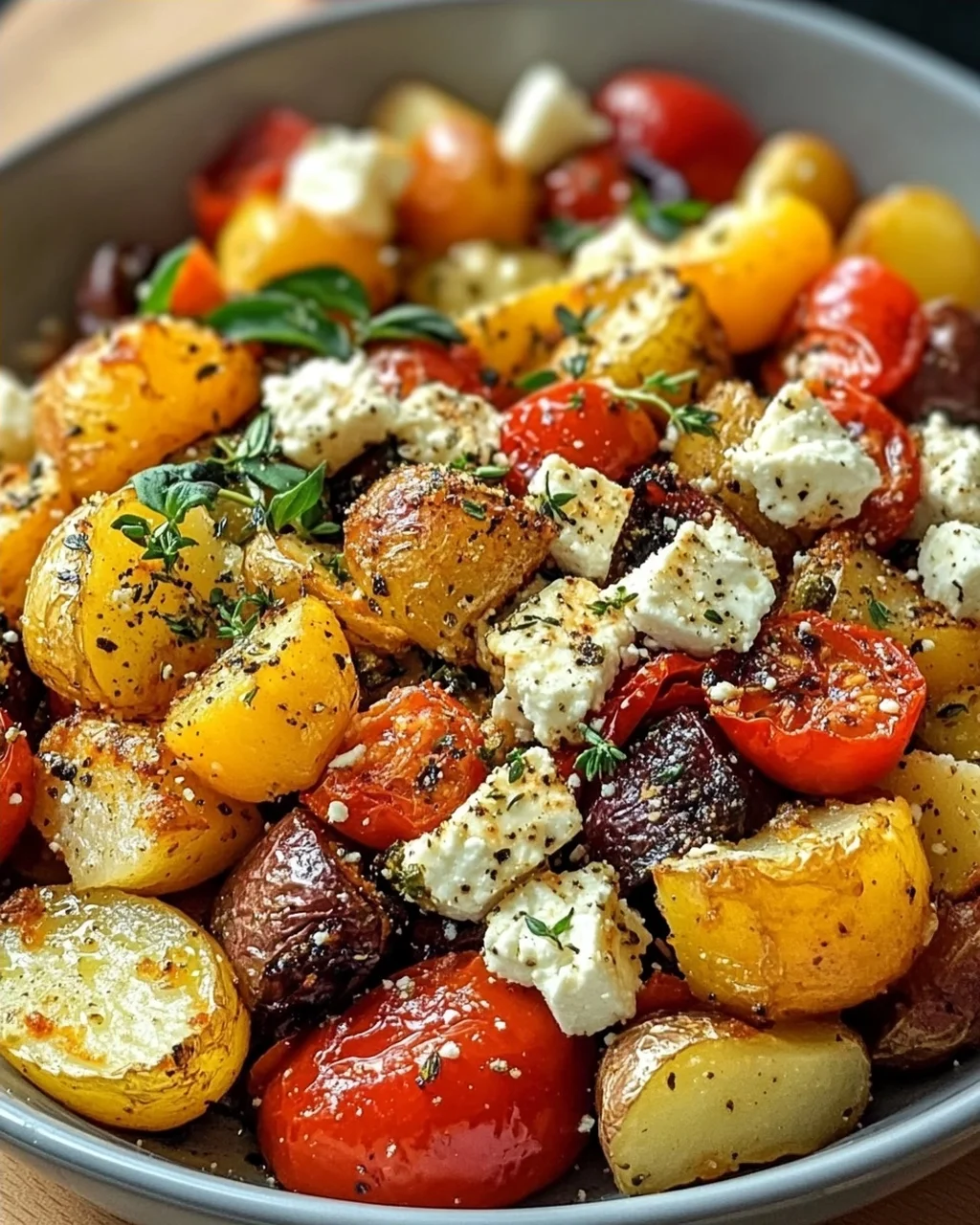 Knusprige Feta Kartoffeln Ofengemüse: Schnell & unglaublich lecker!
