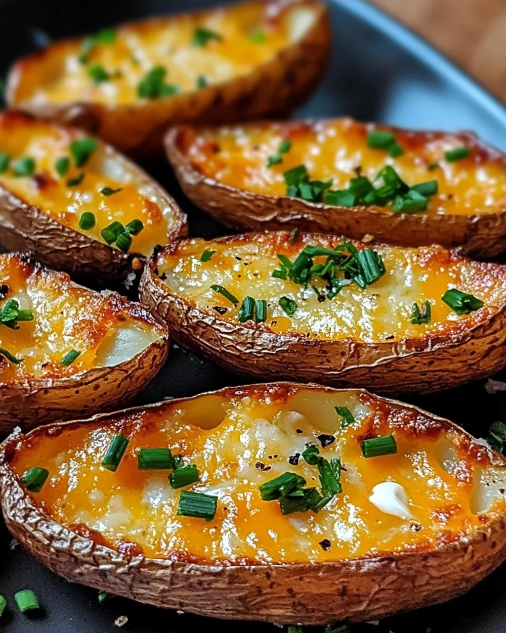 Knusprige Knoblauch-Kräuter-Kartoffelschalen