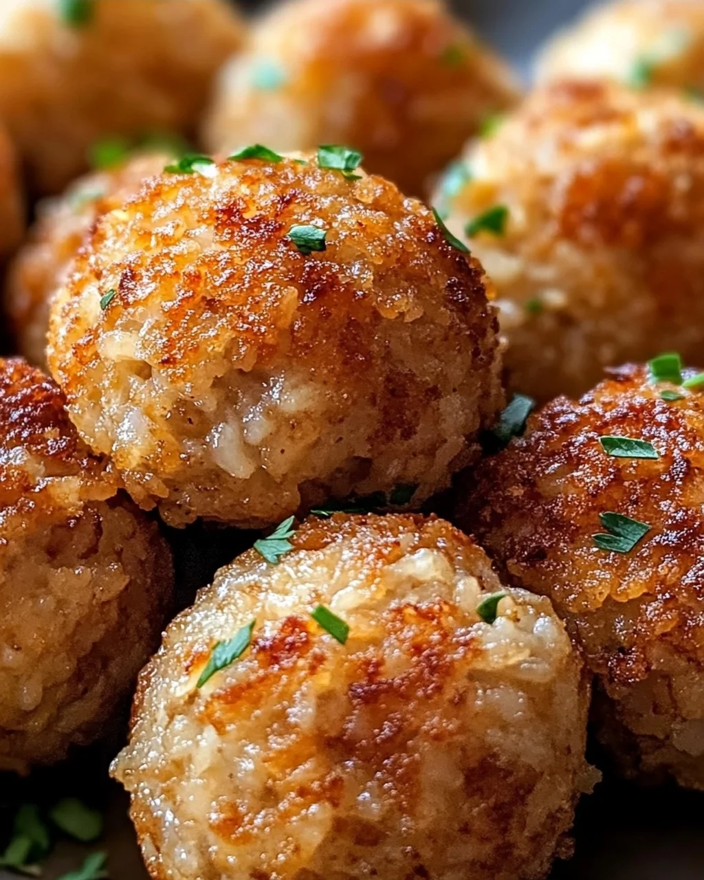 Knusprige Reisfleischbällchen aus der Heißluftfritteuse