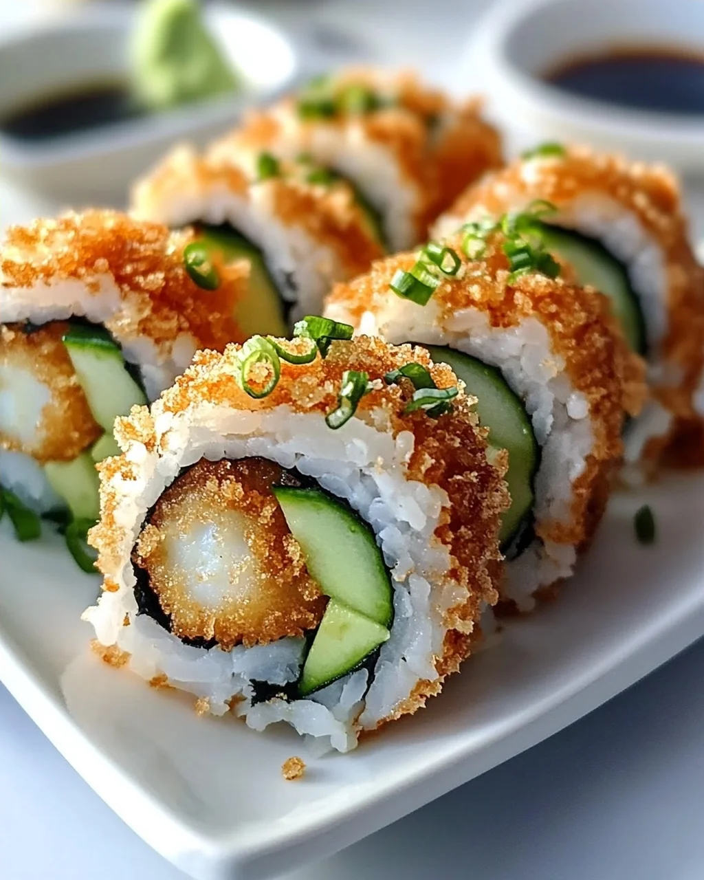 Knusprige Tempura Garnelen Sushi Rolls Rezept – Schnell & Lecker