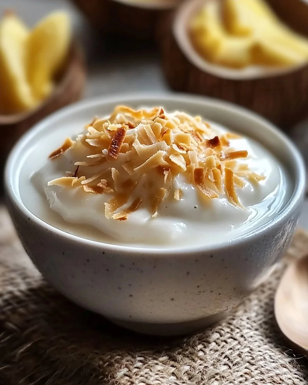 Kokosnusspudding: Schnelles, cremiges Dessert genießen