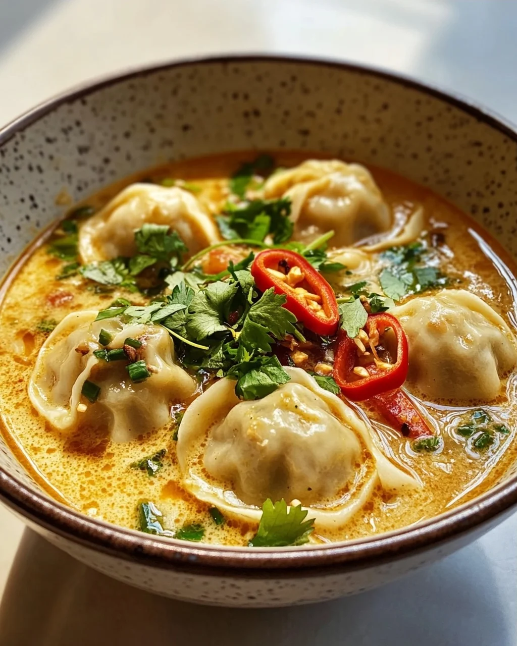 Köstliche Curry-Knödelsuppe: Würziges Suppen-Highlight!