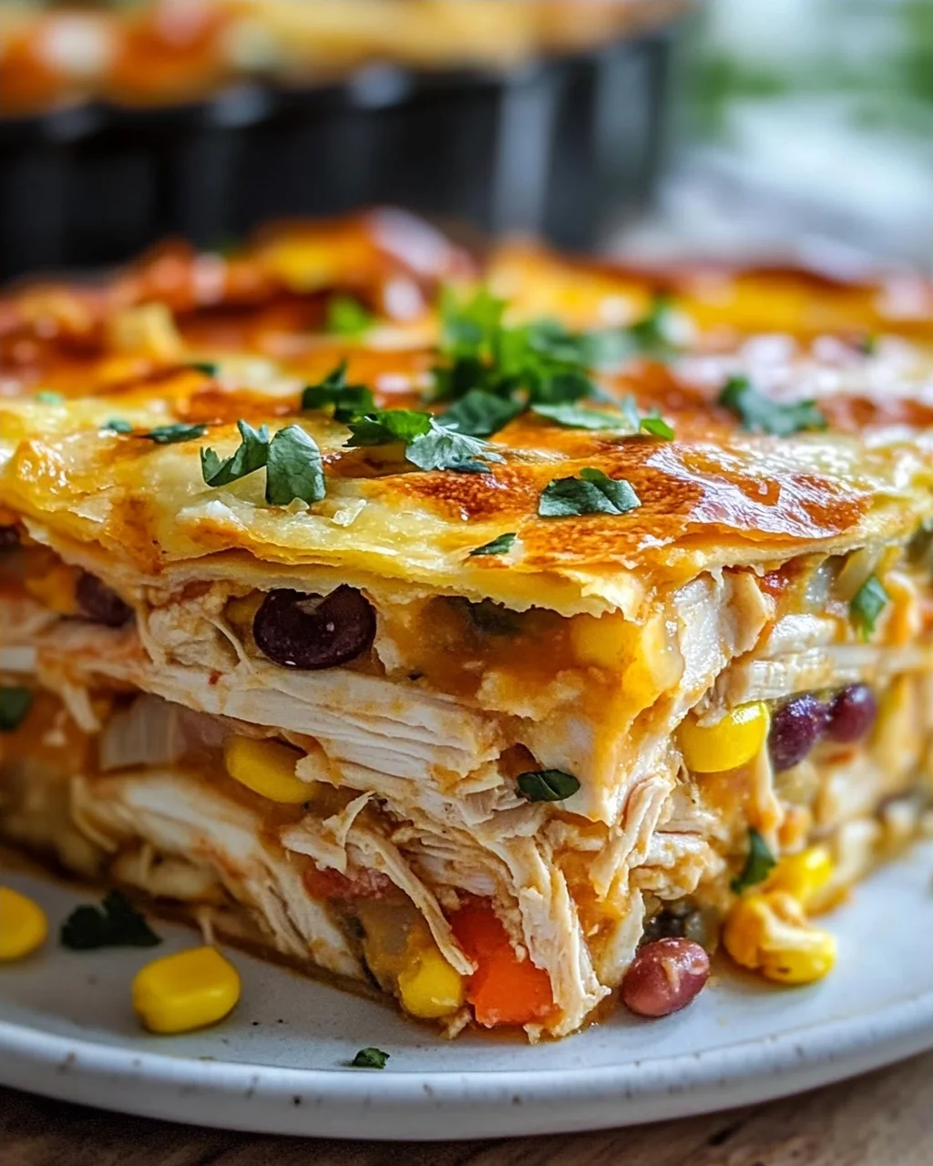 Leckerer Gebackener Hähnchen-Tortilla-Auflauf – Dein Rezept