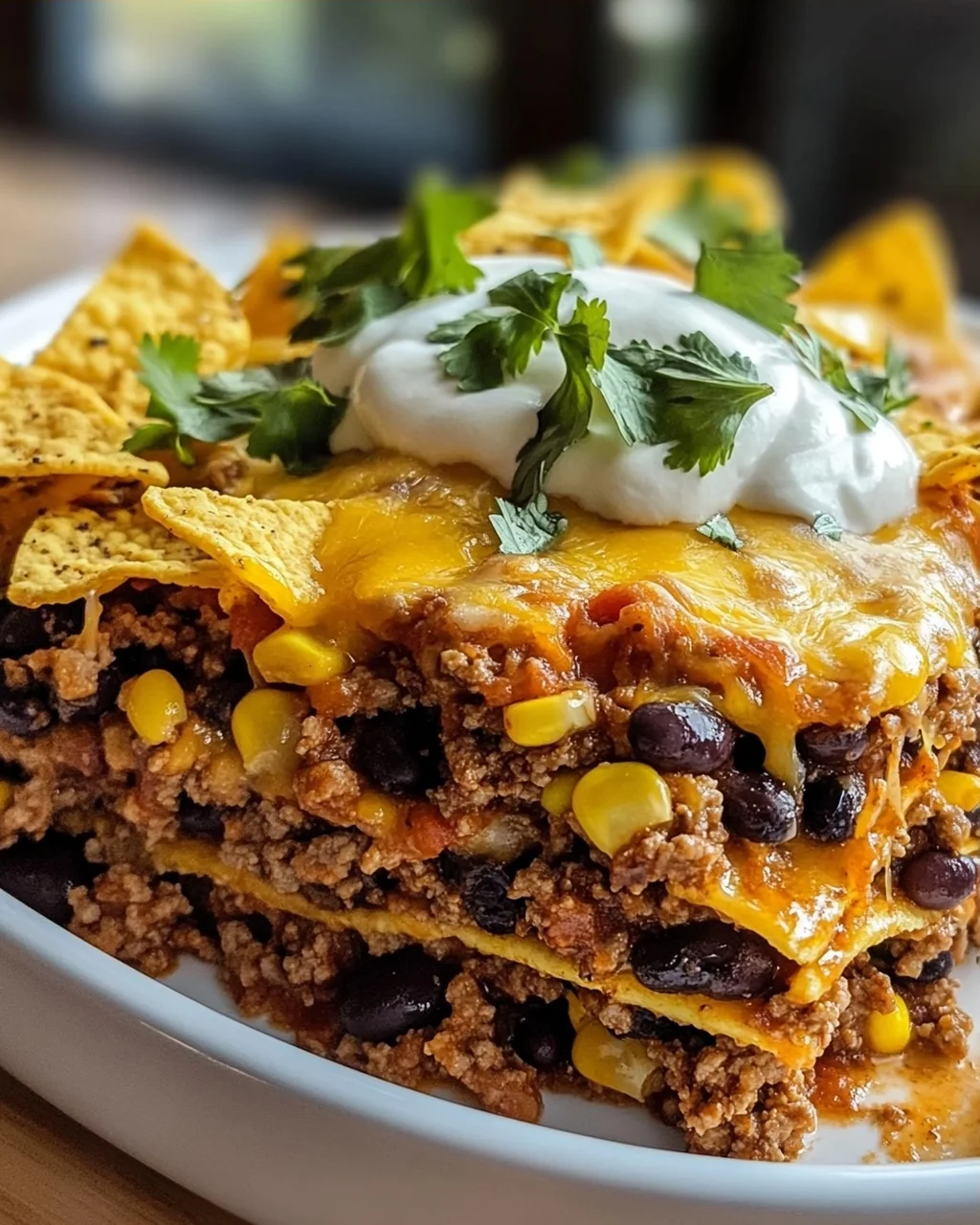Leckerer Taco Auflauf mit Rinderhackfleisch – Schnell & einfach!