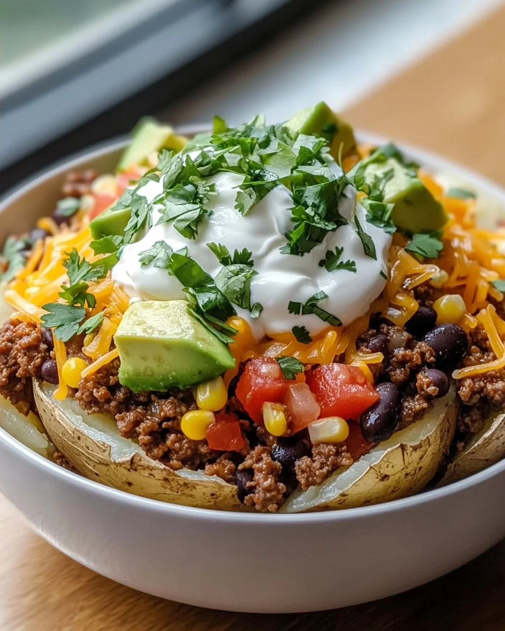 Loaded Potato Taco Bowl Deluxe