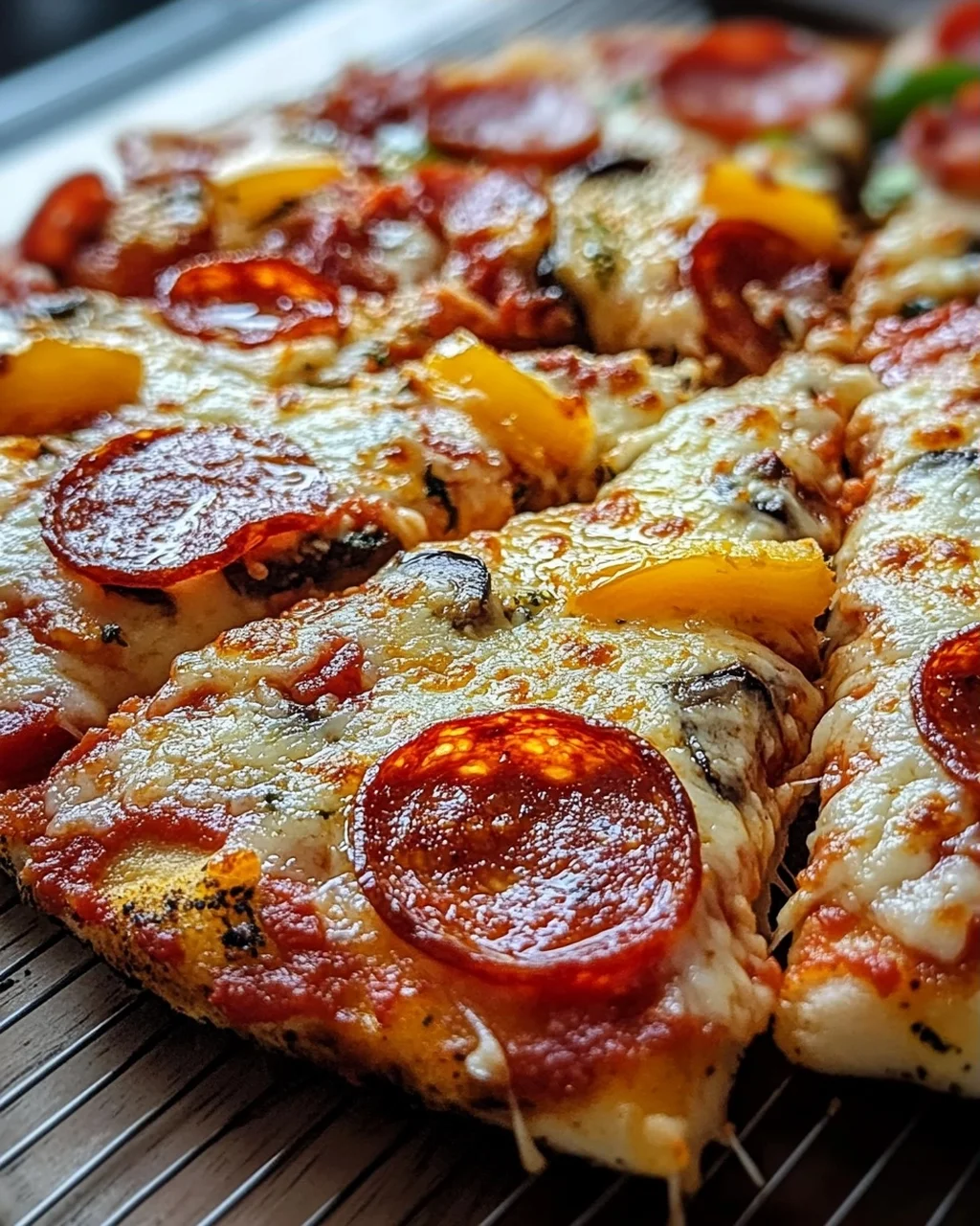 Low Carb Schüttelpizza