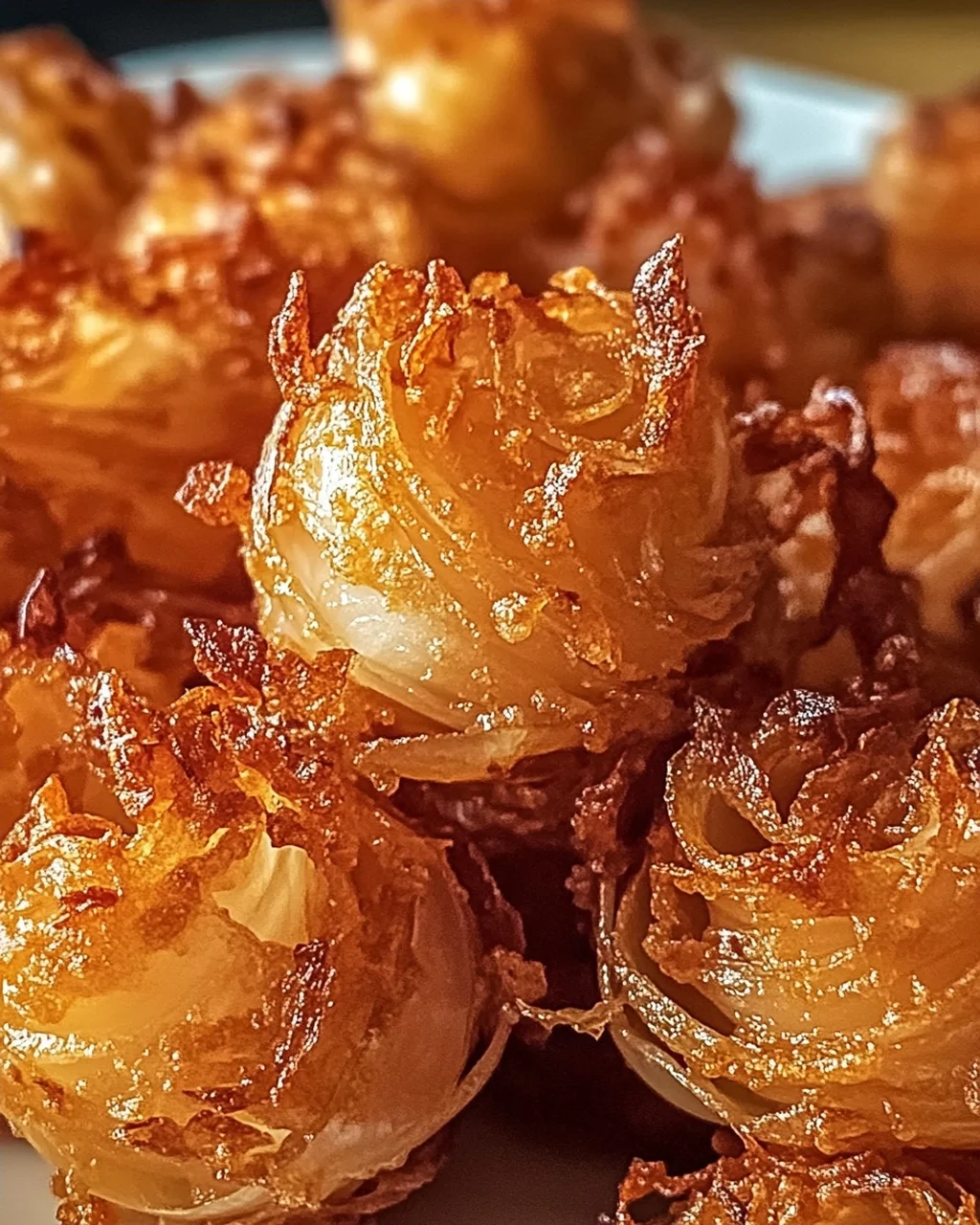 Luftfritteusen knusprige Mini-Blütenzwiebeln leicht gemacht