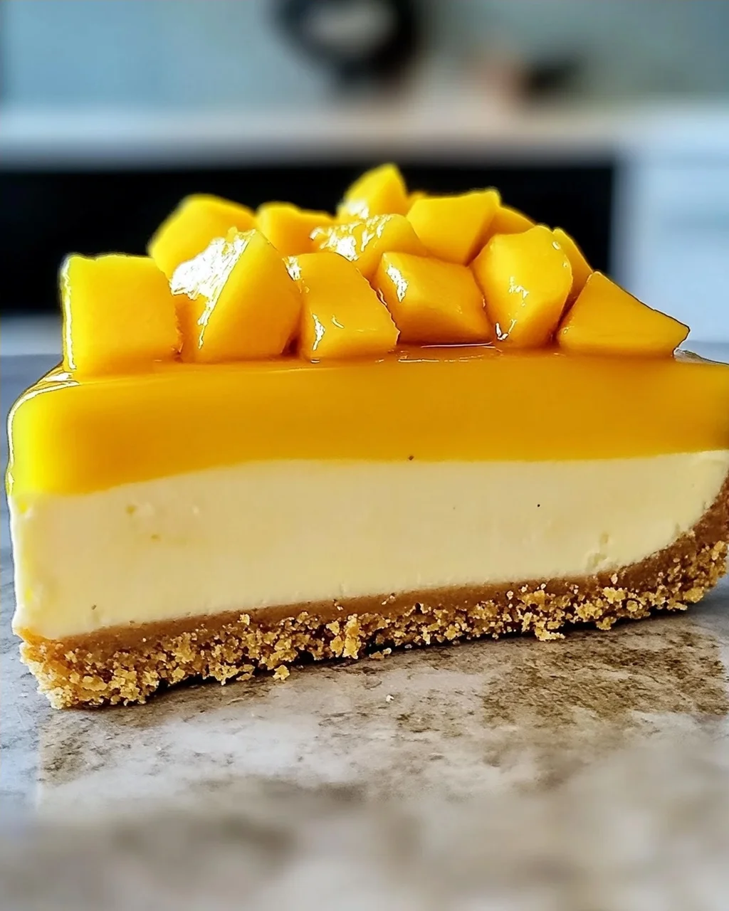 Mango-Käsekuchen ohne Backen: Einfaches Rezept