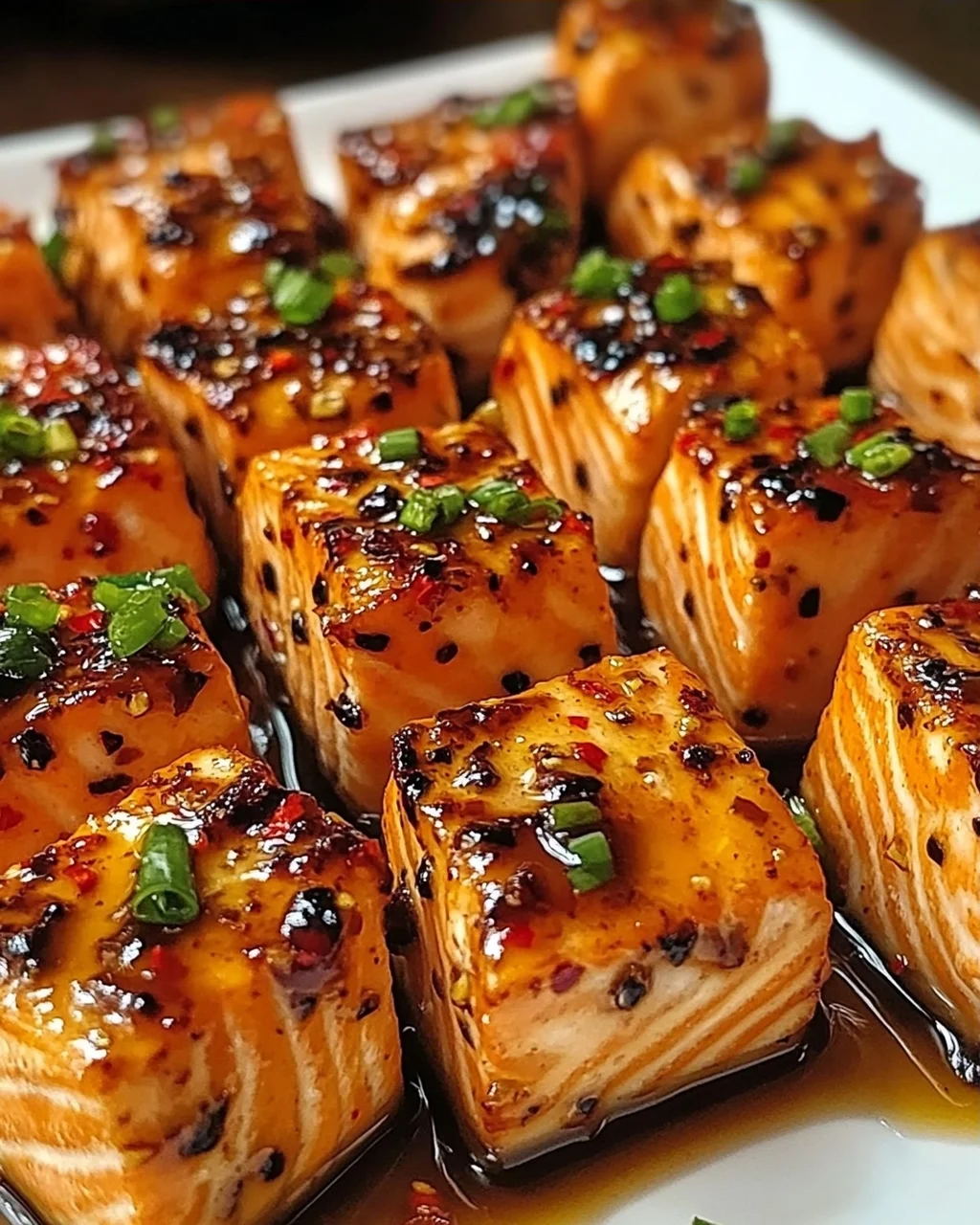Milchfreie Honig-Knoblauch-Lachs-Bissen schnell zubereiten