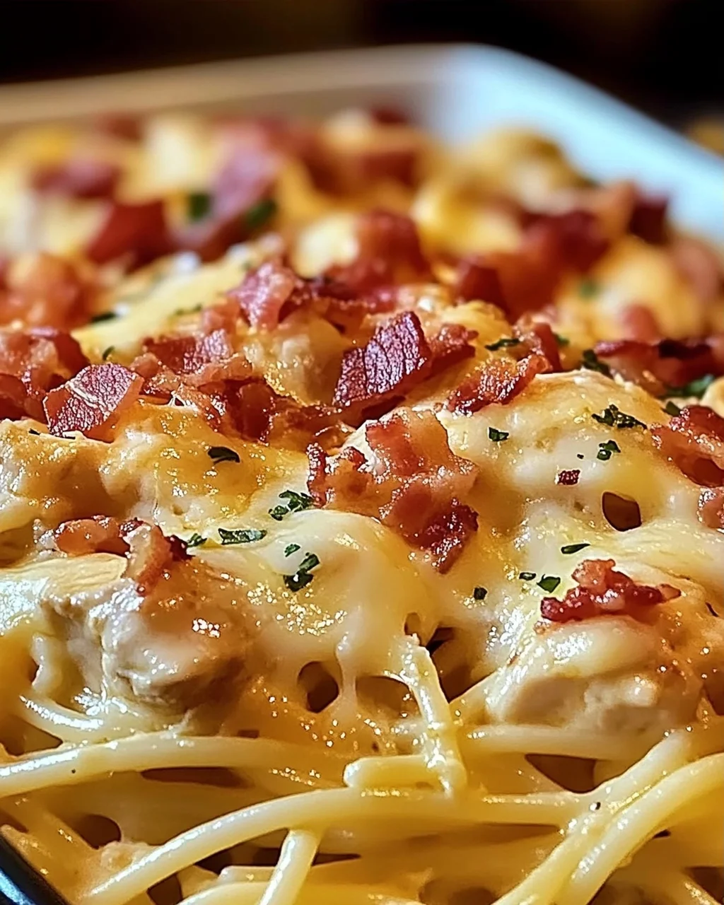 Monterey-Hühnchen-Spaghetti für schnellen Genuss