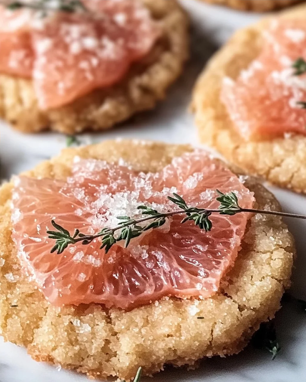 Pink Grapefruit und Thymian Vegane Kekse einfach gemacht