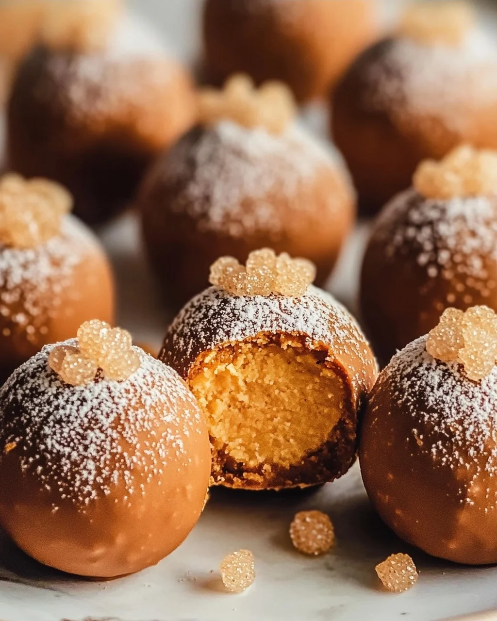 Pumpkin Cheesecake Truffles