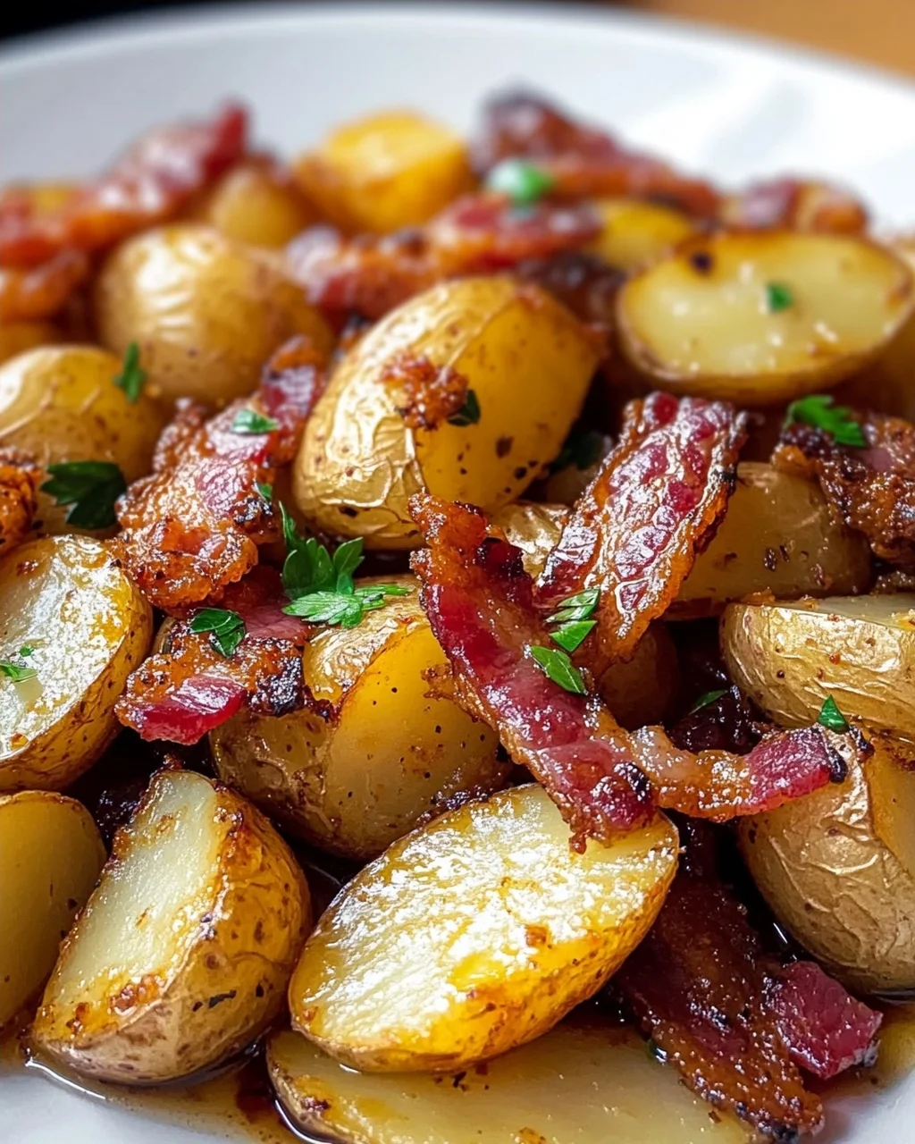 Rindfleisch Bacon & Honig-Ofenkartoffeln – Knusprig-süß Genuss!