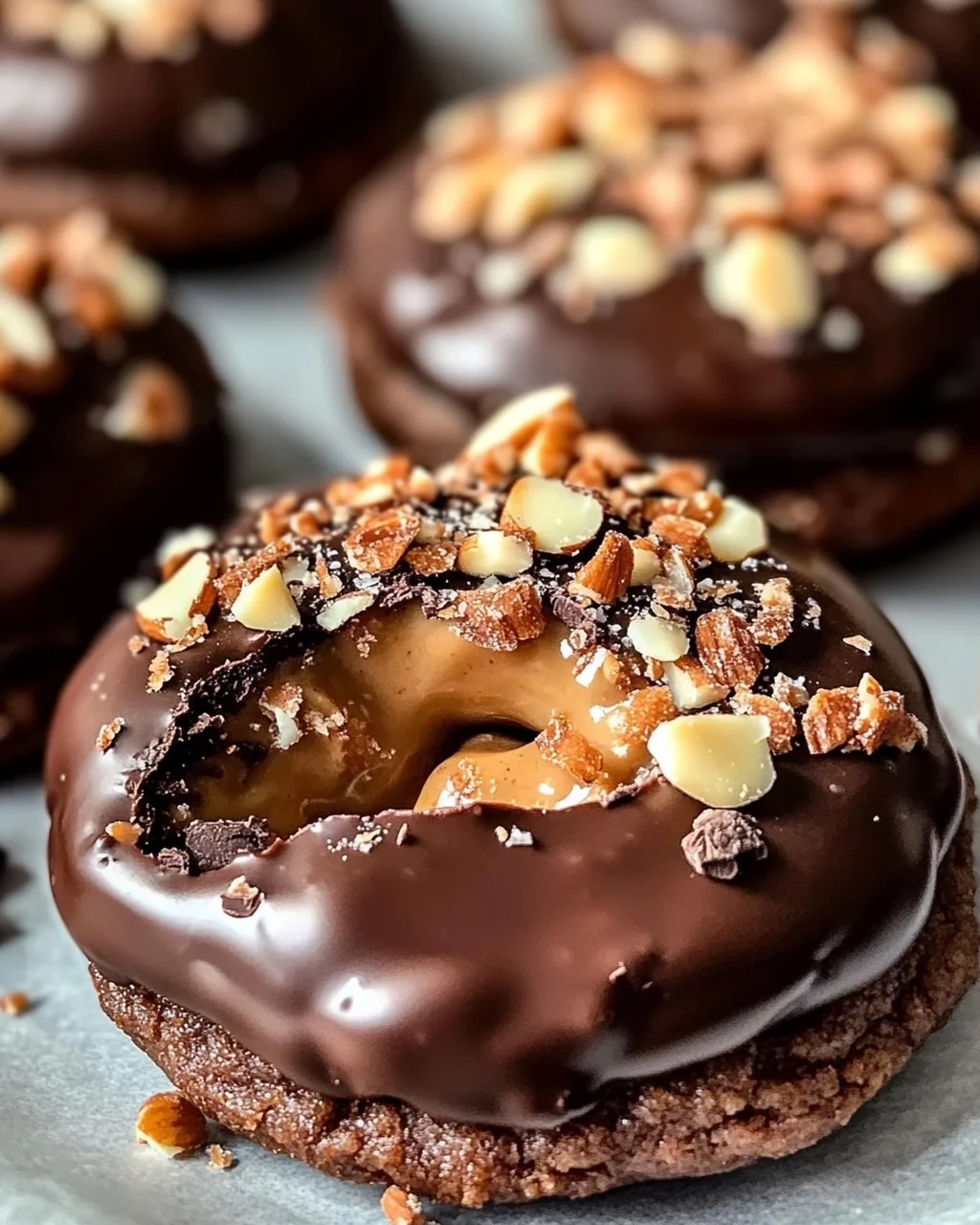 Rocher Plätzchen Rezept: Nougat Schoko Weihnachtskekse